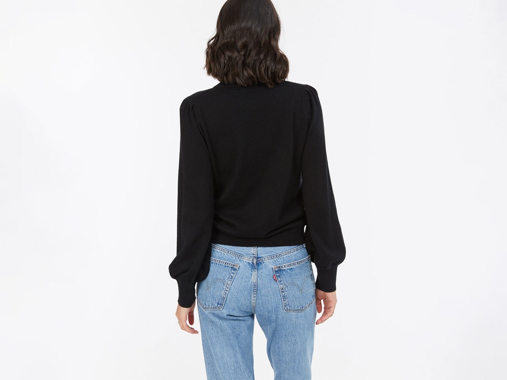 Merino Standard Cardi Black