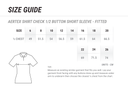 Aertex Shirt Check 100% cotton 1/2 button short sleeve- Fitted