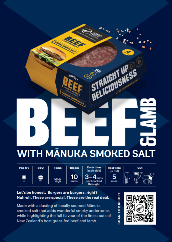 A6 Burger Info Card: Beef & Lamb- Pack of 100