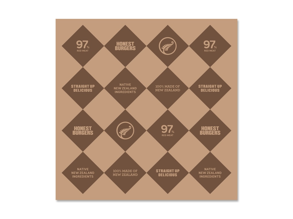 Burger Lunch Serviette - CTN of 3000